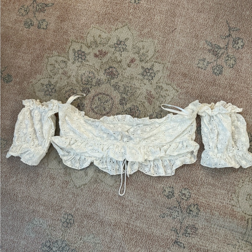 Revolve Super Down Cropped Top - image 3